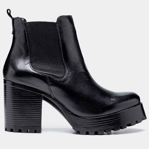 Bota Coturno ALICIA Plataforma Preta - 1730 PRETO - SBSHOES