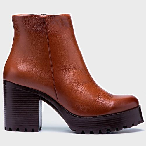 Bota Coturno LORENA Plataforma Salto tratorado CAR... - SBSHOES