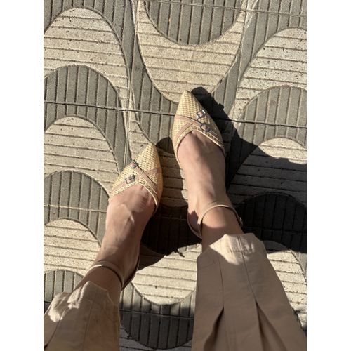 SAPATILHA FLORENCE RAFIA