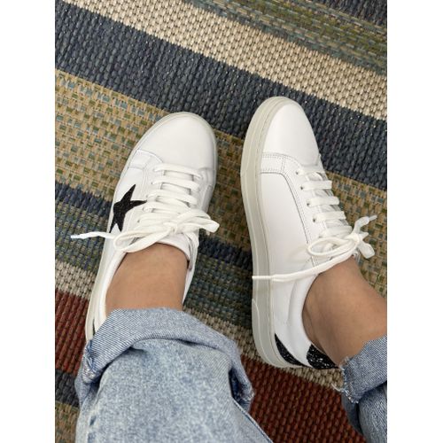 ESTRELA - TENIS FEMININO COURO BRANCO