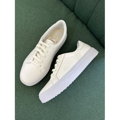 GIGI - TENIS FEMININO COURO BRANCO