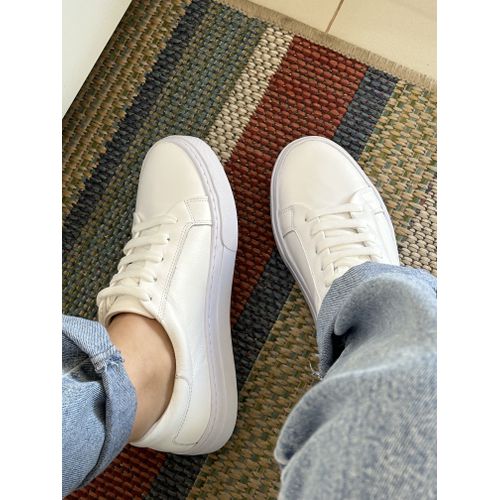 GIGI - TENIS FEMININO COURO BRANCO