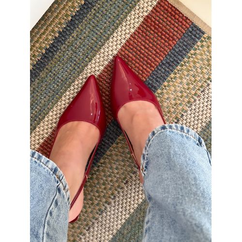 FLAVIA - SCARPIN FEMININO SALTO 6CM MALBEC