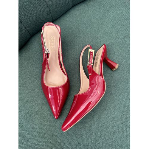 FLAVIA - SCARPIN FEMININO SALTO 6CM MALBEC