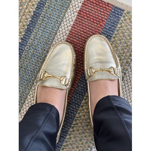 VIVI - MOCASSIM FEMININO COURO OURO LIGHT 