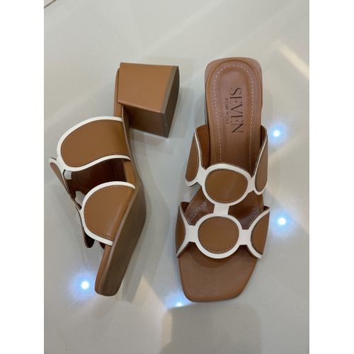EMILY - SANDALIA TAMANCO FEMININO COURO OFF WHITE
