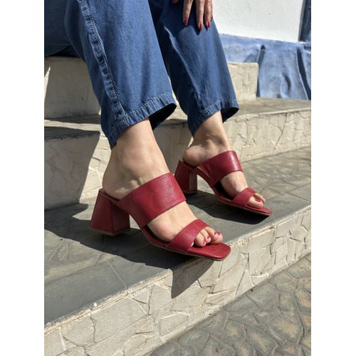 GEOVANA - TAMANCO FEMININO VERMELHO