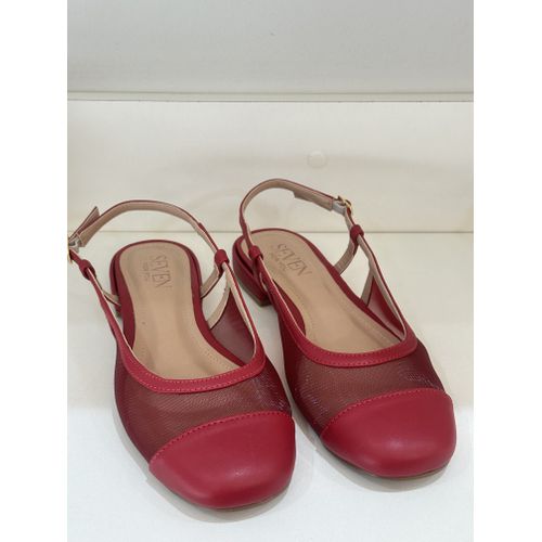 SAPATILHA LEONOR VERMELHO