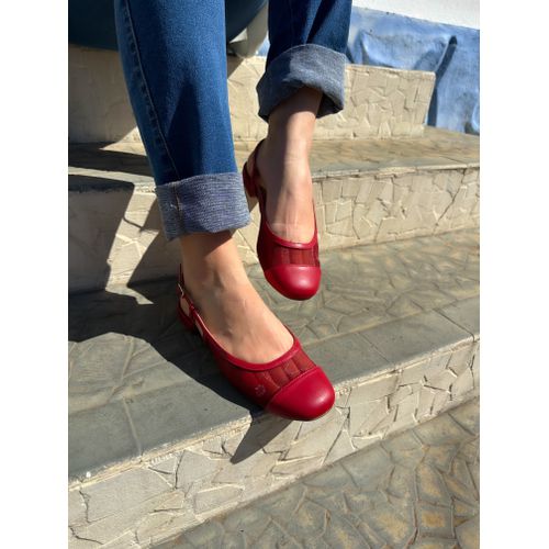 SAPATILHA LEONOR VERMELHO