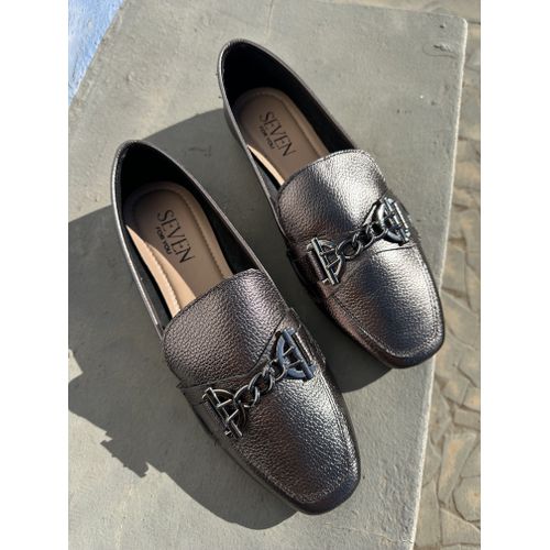 LARISSA - MOCASSIM FEMININO COURO ONIX