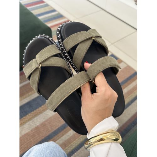 ARMY - PAPETE FEMININA SUED VERDE