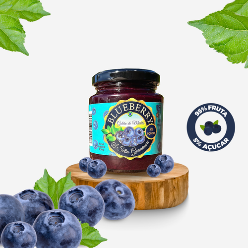 Geleia 95% fruta - 250g - Sitio Germinare 