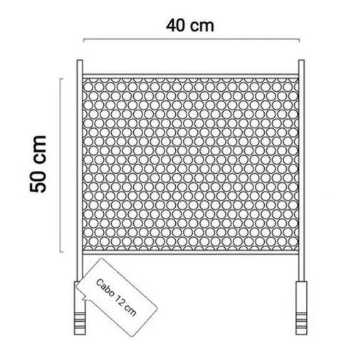 GRELHA PARA CHURRASQUEIRA 40X50CM 