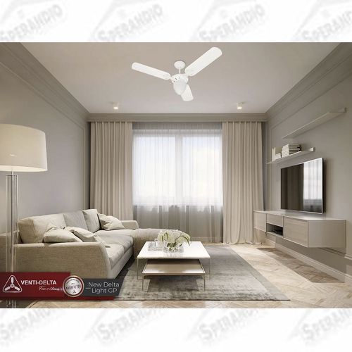 VENTILADOR DE TETO VENTI-DELTA NEW DELTA 3 PALETAS BRANCO 3 VELOCIDADES