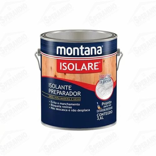 VERNIZ 3,6L ISOLANTE REPARADOR ISOLARE INCOLOR MONTANA