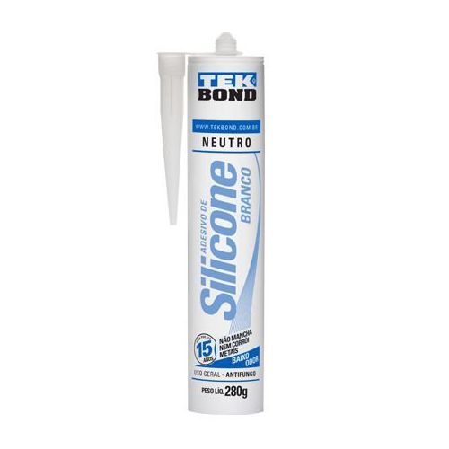 SILICONE 280GR BRANCO TEK BOND