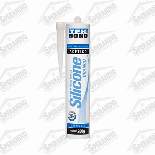 SILICONE 280GR BRANCO TEK BOND