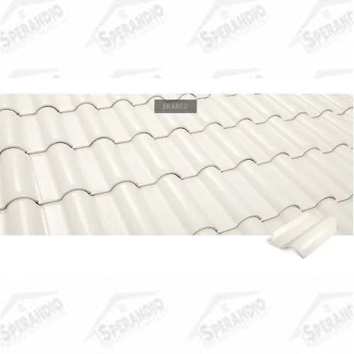 TETTOGRES TELHA 1 FACE BRANCO (12,5PC/M2)