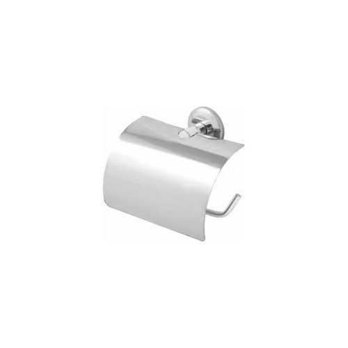 PAPELEIRA COM TAMPA INOX METALPLAS