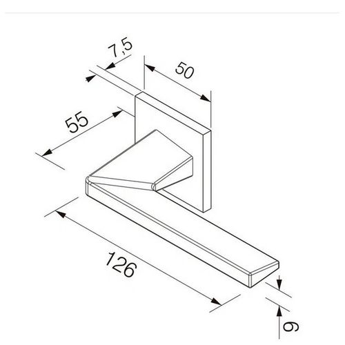 FECHADURA PADO ZM KARLI ROS 745-90E CR EXTERNA