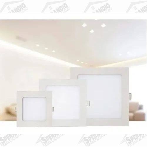 LUMINARIA LED SLIM QUADRADA EMBUTIR 03W 6000K 8,4CM KIAN 