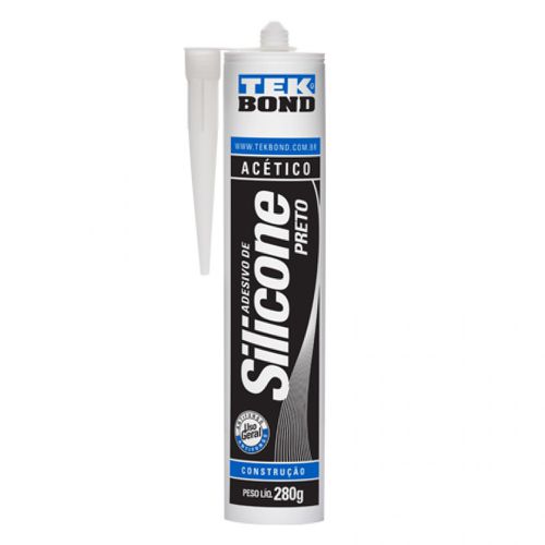 SILICONE 280GR PRETO TEK BOND