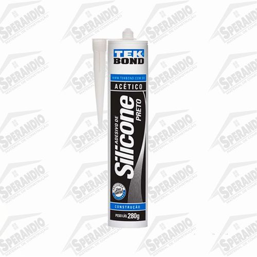 SILICONE 280GR PRETO TEK BOND