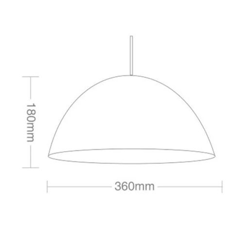 PENDENTE TD 821F FOSCO BRANCO TASCHIBRA