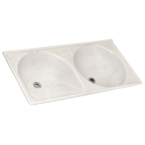 TANQUE MARMOFIBRA 1,20X0,60 BRANCO GELO DECORALITA 