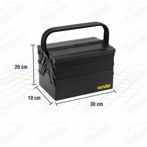 CAIXA DE FERRAMENTAS COM 5 GAVETAS FERRO VONDER