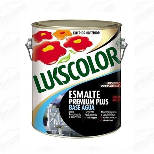 TINTA LUKSCOLOR 900ML ESMALTE BOMBEIRO VERMELHO