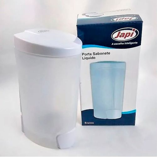 PORTA SABONETE LIQUIDO BRANCO 500ML (ALCOOL)