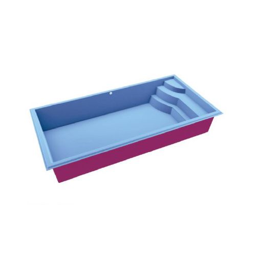 PISCINA DE FIBRA FLORIDA 7,00X3,50X1,40MT UP