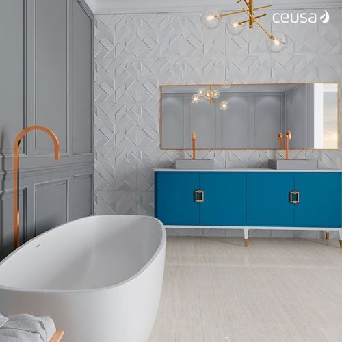PORCELANATO CEUSA 58X58 LOTUS WH MATTE (1,35M2/CX)