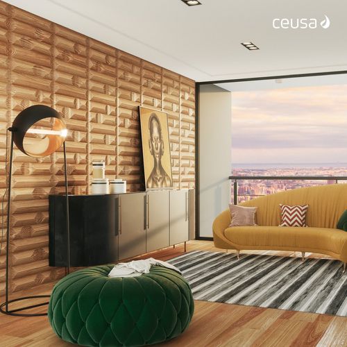PORCELANATO CEUSA 58X58 OLMO DECOR NO MATTE (1,35M2/CX)