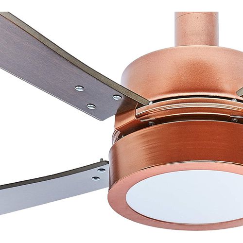 VENTILADOR DE TETO VENTI-DELTA VINTAGE LED 4 PALETAS 127V COBRE C3V 6500K