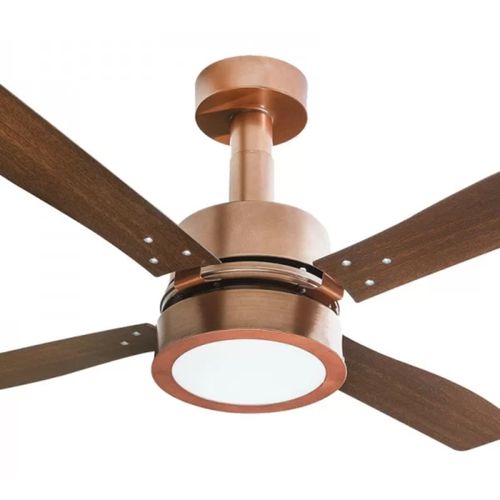 VENTILADOR DE TETO VENTI-DELTA VINTAGE LED 4 PALETAS 127V COBRE C3V 6500K