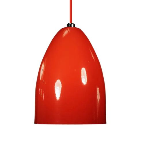 PENDENTE CONE ARI VERMELHO MERISE E-27