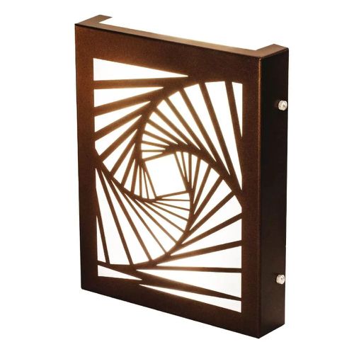ARANDELA SLIM 2 FOCOS FIBONACCI COBRE COM LÂMPADA G9 BRANCO QUENTE E-LED 10164