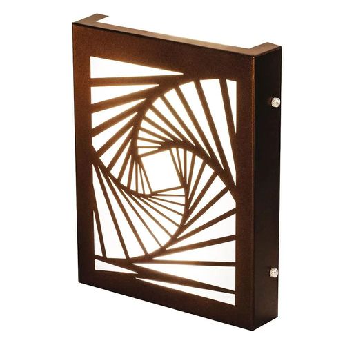 ARANDELA SLIM 2 FOCOS FIBONACCI COBRE COM LÂMPADA G9 BRANCO QUENTE E-LED 10164