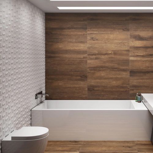 PORCELANATO ELIANE 30X90,2 CUBIC WHITE AC (1,62M2/CX)