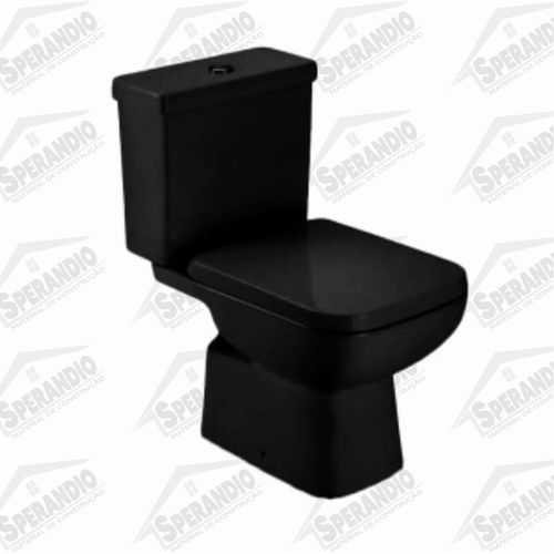 VASO ACOPLADO ICASA EL MISTI PRETO COM ASSENTO