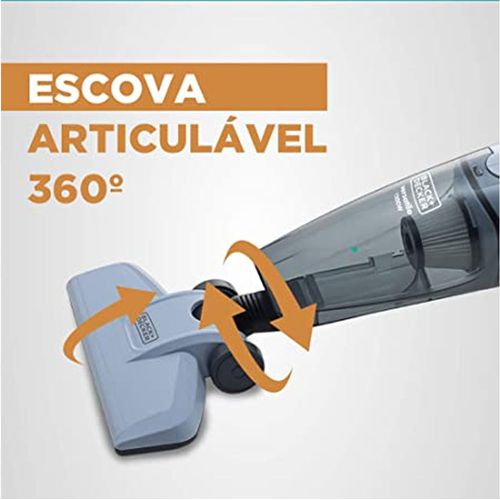 ASPIRADOR DE PÓ BLACK & DECKER VERTICAL 1200W 127V AV12-BR