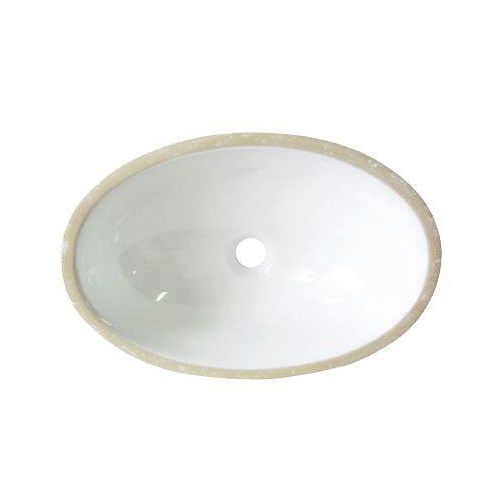 CUBA DE EMBUTIR 49X32,5 OVAL BRANCO LOGASA