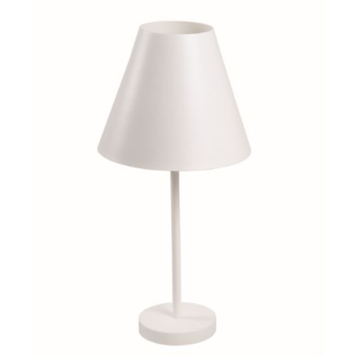 LUMINÁRIA MESA COLOR ALUMÍNIO 22CM E-27 BRANCO FOSCO BLUMENAU