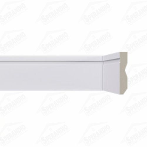 RODAPÉ POLIESTIRENO LEV72 RP/BR 70X13X2,40 FRISADO SANTA LUZIA