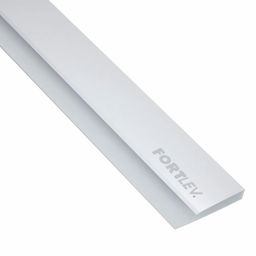 RODA FORRO PVC 8MM BRANCO STANDARD TIPO U FORTLEV