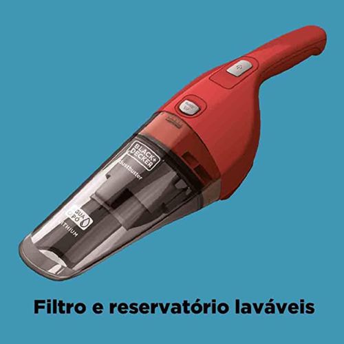 ASPIRADOR DE PÓ/ÁGUA BIVOLT BATERIA DE LÍTIO 3,6V BLACK & DECKER APB3600-BR