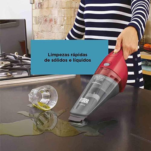 ASPIRADOR DE PÓ/ÁGUA BIVOLT BATERIA DE LÍTIO 3,6V BLACK & DECKER APB3600-BR