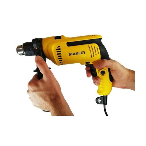 KIT FURADEIRA DE IMPACTO STANLEY 1/2 600W 127V COM 120 ACESSÓRIOS SDH600KP-BR